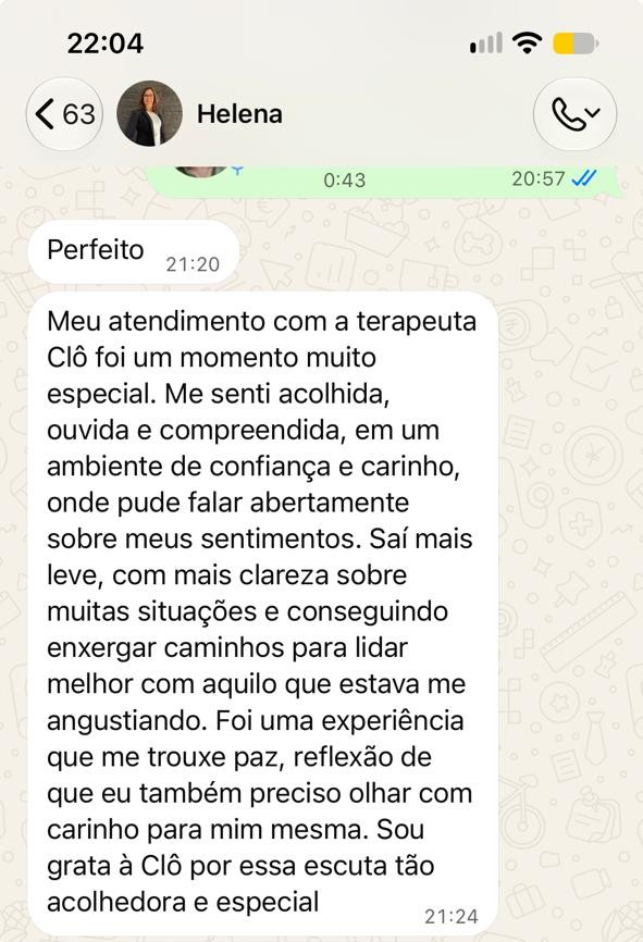 Depoimento de Helena Oppermann sobre a mentoria de Clotilde Bresolin
